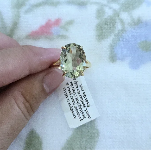 Shivam Green💚 Amethyst Ring💍 - NWT - Picture 3 of 16